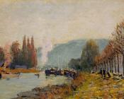 阿尔弗莱德 西斯莱 : The Seine at Bougival